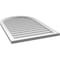 Ekena Millwork Round Top Surface Mount PVC Gable Vent w/ 2"W x 1-1/2"P Brickmould Frame, 26"W x 40"H GVPRT26X4002SN - alternate 4